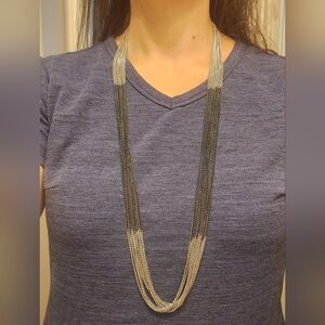Elegant Silver-Tone Necklace